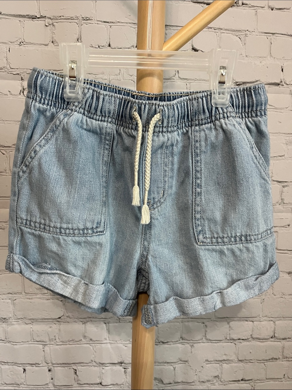 ⭐️⭐️ PICK 5 / $20 Cat & Jack Girls Light Blue Denim Drawstring Shorts